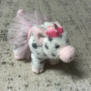 Douglas Cuddle Toys Loretta Balleria Pig Spotted Piglet Tutu Lovey Plush